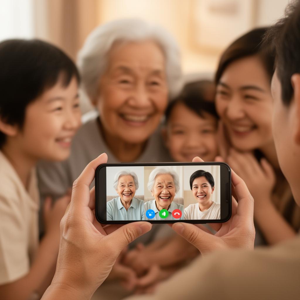 Family staying connected